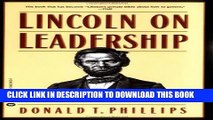 [PDF] Lincoln on Leadership: Executive Strategies for Tough Times Popular Collection