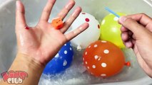 18 Minutes Learn Colours Wet Balloons Compilation - Color Flower Finger Balloon Nursery Rhymes