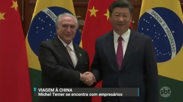 Michel Temer chega à China para reunião das 20 maiores economias do mundo