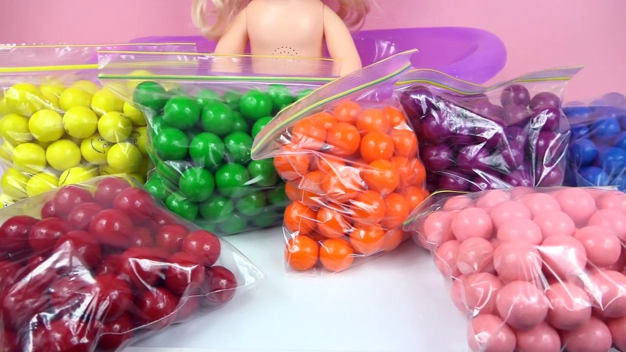 Bubble Gum Baby Doll Bath time Candy Gum Ball Baby Alive doll Playing