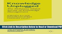 [Get] Knowledge Unplugged: The McKinsey Global Survey of Knowledge Management Free New
