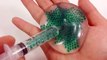 DIY How To Make 'Colors Bubble Syringe Orbeez Slime Glue Water Balloons' Learn Colors Slime Orbeez