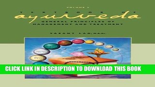 [PDF] Textbook of Ayurveda, Volume Three: General Principles of Management and Treatment Full