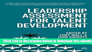 [PDF] Leadership Assessment for Talent Development Free Books