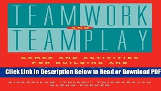 [PDF] Teamwork and Teamplay: Games and Activities for Building and Training Teams Popular New