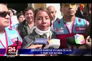 Hospital Hipólito Unanue: Milagros Rumiche fue dada de alta