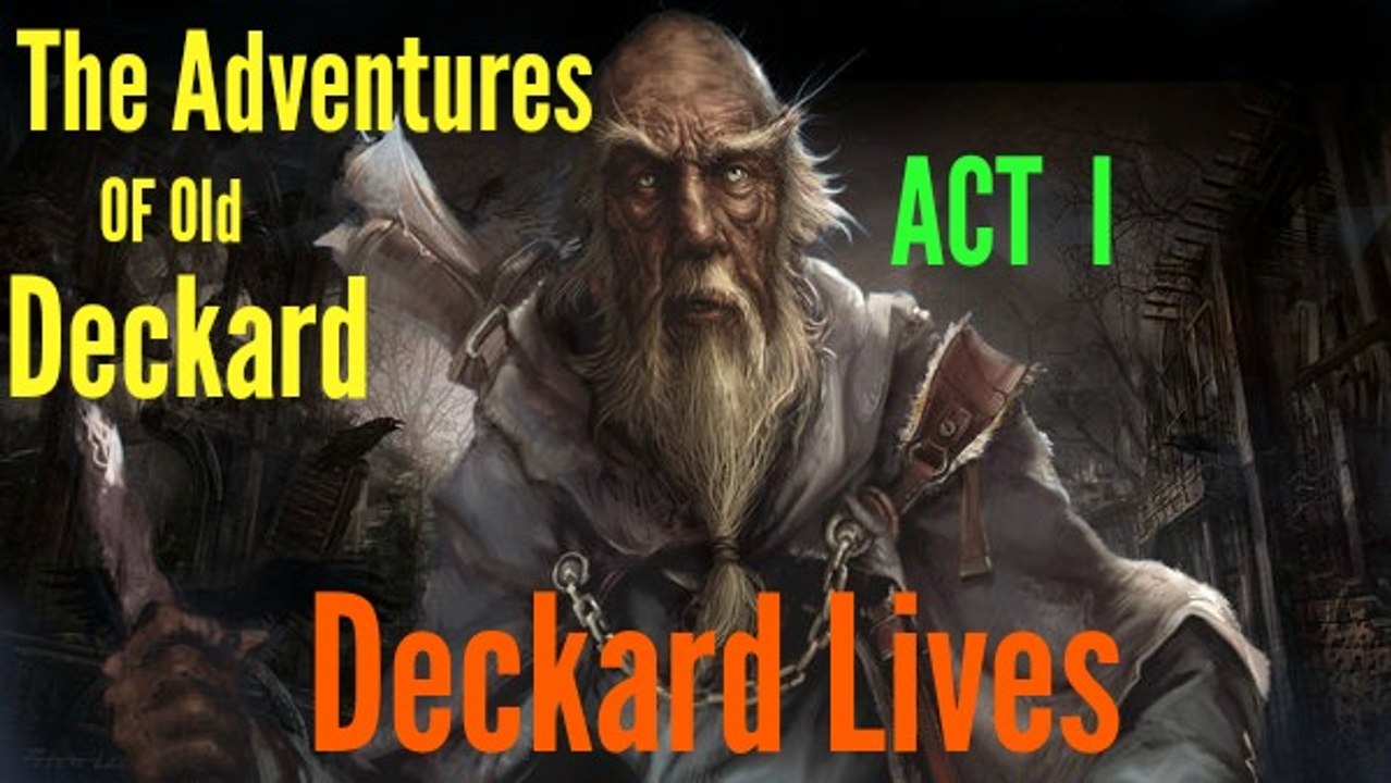Deckard Cain Lives Adventures Of Old Deckard Cain Act I