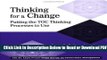 [Get] Thinking for a Change: Putting the TOC Thinking Processes to Use (The CRC Press Series on