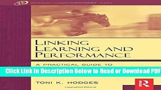 [Get] Linking Learning and Performance (Improving Human Performance) Popular Online