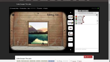 Cube Escape: The Lake, Gameplay / Walkthrough