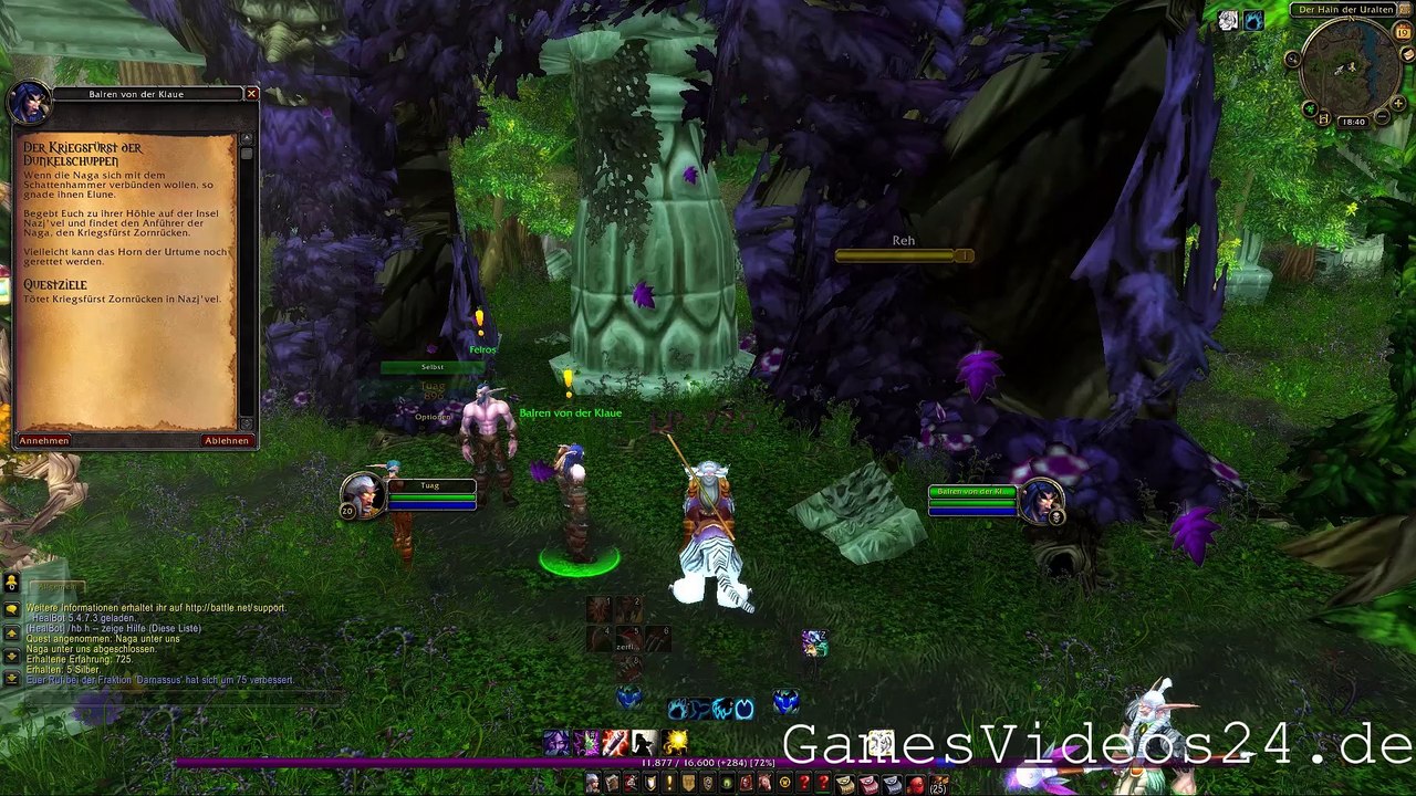 World of Warcraft Quest: Der Kriegsfürst der Dunkelschuppen (Allianz)