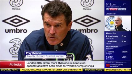 Roy Keane Has A Stand Off With A Random Reporter About James McCarthy!