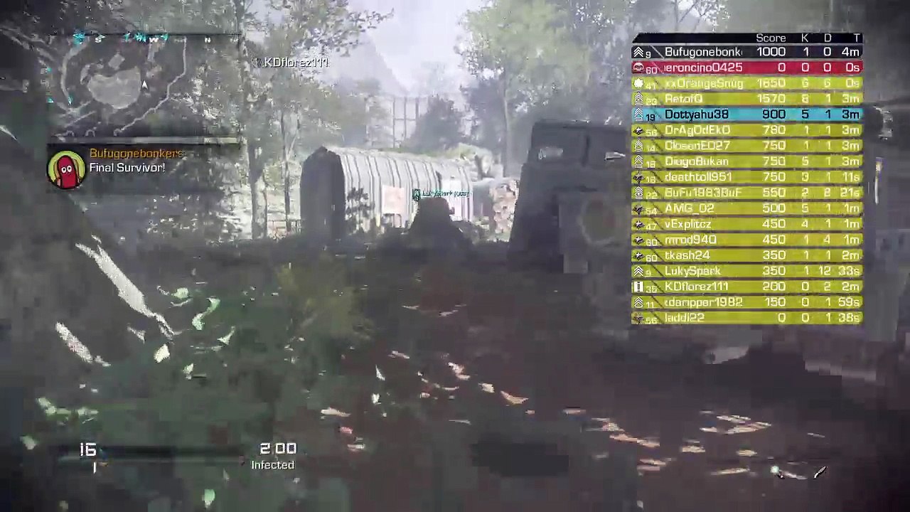 Dottyahu38's Live PS4 Broadcast:COD ghost infected gameplay!! (26)