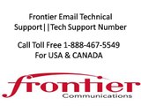 Frontier Email Technical Support Number -- 1-888-467-5549