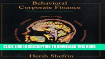 [PDF] Behavioral Corporate Finance (McGraw-Hill/Irwin Series in Finance, Insurance, and Real Est)