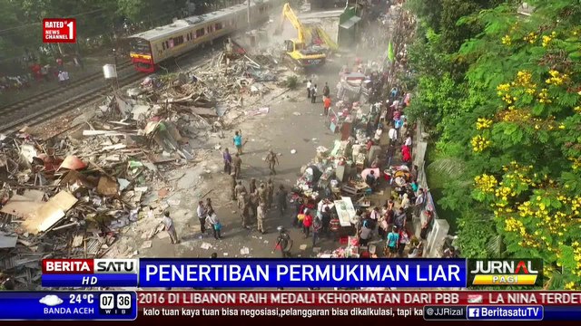 Meski Warga Melawan, Permukiman Rawajati Tetap Ditertibkan