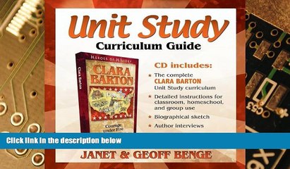 Big Deals  Clara Barton: Unit Study Curriculum Guide (Heroes of History) (Heroes of History Unit