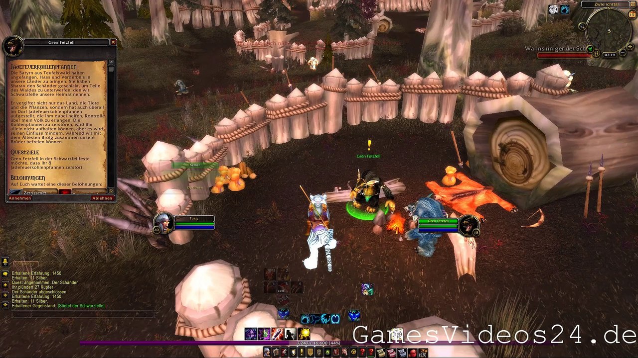 World of Warcraft Quest: Jadefeuerkohlenpfannen (Allianz)