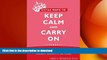FAVORITE BOOK  Little Ways to Keep Calm and Carry On: Twenty Lessons for Managing Worry, Anxiety,