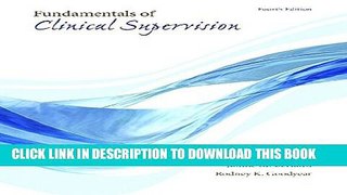 Collection Book Fundamentals of Clinical Supervision (4th Edition)