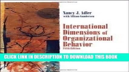 [PDF] International Dimensions of Organizational Behavior 5th (fifth) edition Popular Online