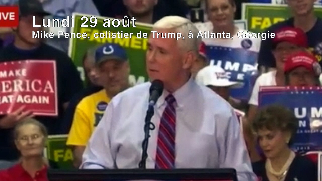 Zapping présidentielle américaine - Semaine du 29 août au 2 septembre (1)