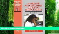 Must Have PDF  A Parents    Teachers  Guide to Bilingualism (Parents  and Teachers  Guides)  Free