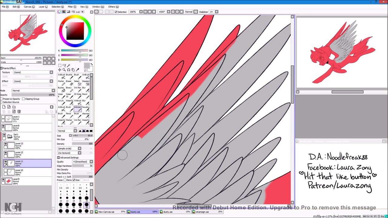 Digital Dusk MLP oc Speedpaint