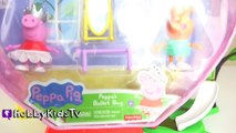 Peppa Pig Ballerina   GIANT SPIDER GOOP! Candy Cat Plays in Muddy Puddles HobbyKidsTV