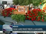 México: Ciudad Juárez rinde tributo a Juan Gabriel