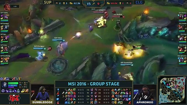 SUP vs CLG - MSI 2016 (Mid-Season Invitational) - SuperMassive vs Counter Logic Gaming_8