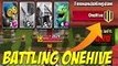 BATTLING ONEHIVE CLAN IN CLASH ROYALE | EPIC BATTLES | Arena 3 Gameplay | Clash Royale