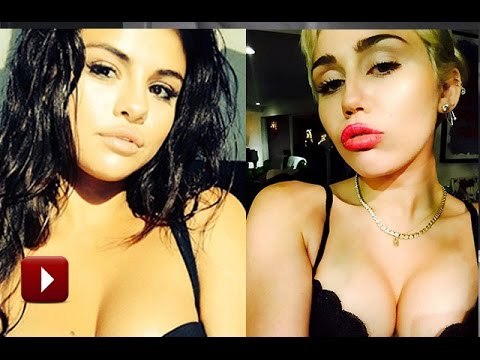 Miley Cyrus MOCKS Selena Gomez In New Selfie