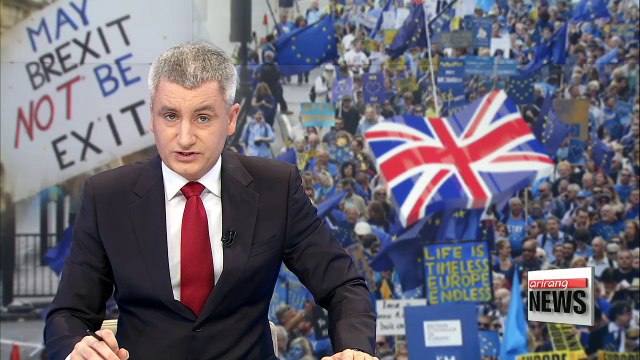 Anti-Brexit protesters hold demonstrations across UK