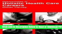 [Get] Opportunities in Holistic Health Care Careers Free New