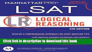 Read Logical Reasoning: LSAT Strategy Guide, 4th Edition  Ebook Free