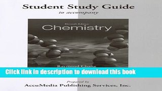 Read Student Study Guide for Chemistry  Ebook Free