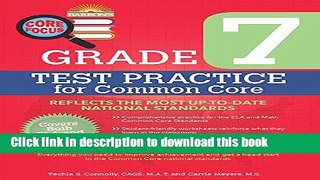 Read Barron s Core Focus: Grade 7 Test Practice for Common Core  Ebook Free