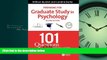 Enjoyed Read Preparing for Graduate Study in Psychology: 101 Questions and Answers