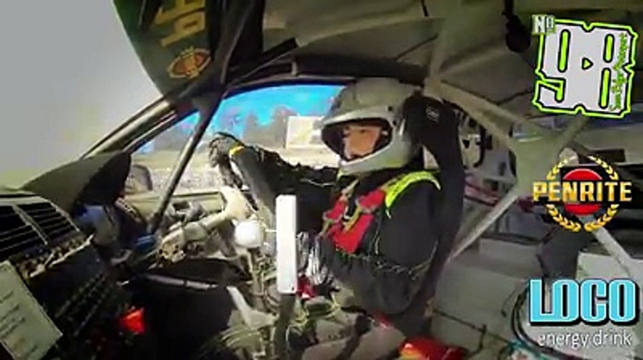 Energy Drink - Sean Bolger in Car Raleigh Rallycross Heat 1 Rallycross