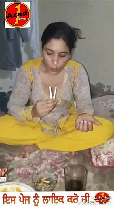 girl having drugs