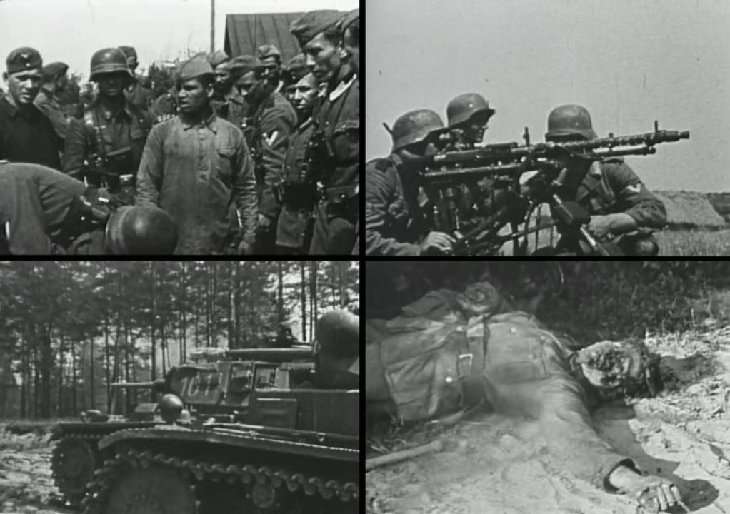 Private video (in HD) of a German officer from the 3 Panzer Army Group "Center", the very beginning, the summer of 1941. For voenhronika.ru site
