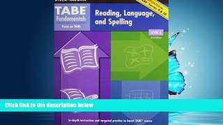 Online eBook TABE Fundamentals: Student Edition Reading, Language, and Spelling; Level A