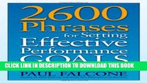 [PDF] 2600 Phrases for Setting Effective Performance Goals: Ready-to-Use Phrases That Really Get