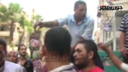 تجمهر الاهالي امام شركات اللبن المدعم والامن يحاصرهم