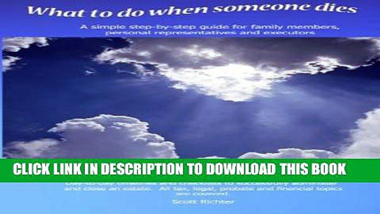 [PDF] What To Do When Someone Dies: A simple step-by-step guide for family members, personal