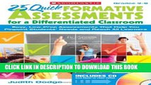 [PDF] 25 Quick Formative Assessments for a Differentiated Classroom: Easy, Low-Prep Assessments