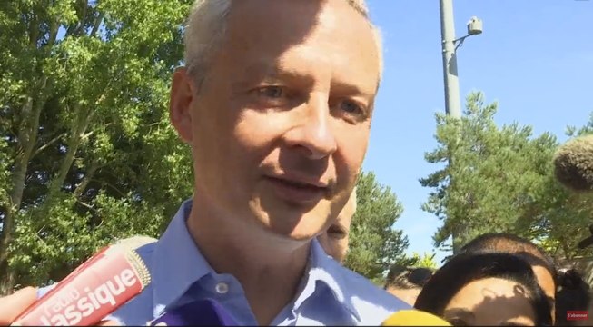 B. Le Maire : Je n'aime pas les violences et certainement pas dans ma propre famille politique