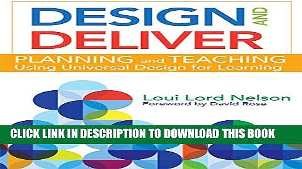 [PDF] Design and Deliver: Planning and Teaching Using Universal Design for Learning Popular Online