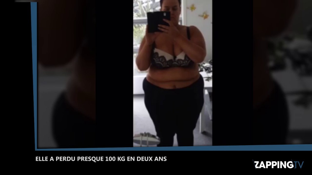 Une femme a perdu presque 100 kg en deux ans, les images impressionnantes (Vidéo)
